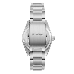 Quantum automatic diver watch with green dial and stainless steel bracelet