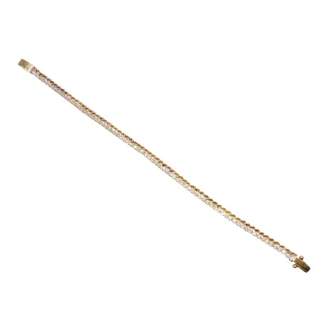 Χρυσό γυναικείο σπαστό βραχιόλι 14 καρατίων