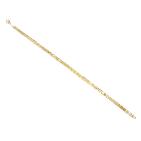 14K gold flexible bracelet