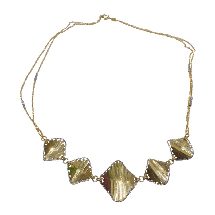 14K two-tone gold women’s necklace
