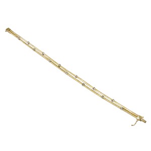 14K two-tone gold bracelet