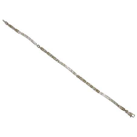 Λευκόχρυση ανδρική καδένα 14Κ