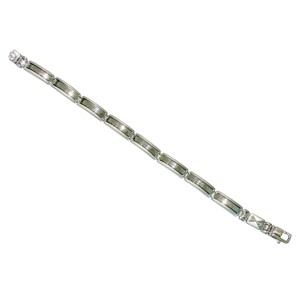 Λευκόχρυση ανδρική καδένα 14Κ