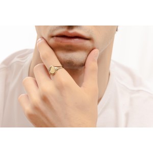 Χρυσό ανδρικό δαχτυλίδι 14Κ