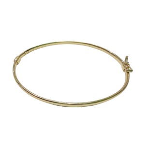 Χρυσό γυναικείο βραχιόλι χειροπέδα 14K