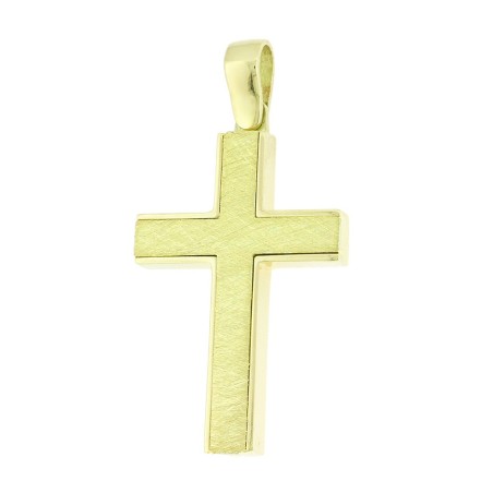 14K gold men’s cross
