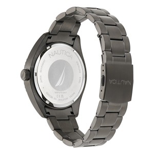 Nautica Grey Dial Stainless Steel Men’s Watch