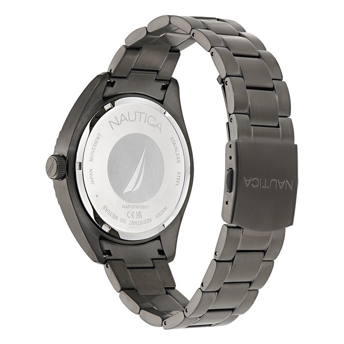 Nautica Grey Dial Stainless Steel Men’s Watch