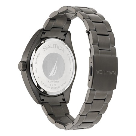 Nautica Grey Dial Stainless Steel Men’s Watch