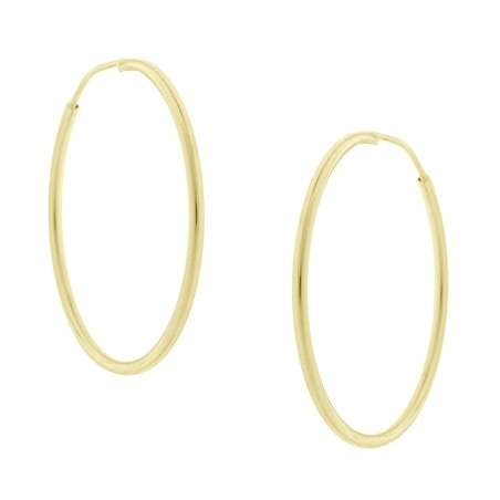Χρυσά σκουλαρίκια Κ14 κρίκοι | TopGold