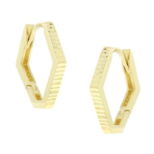 14K gold hoop earrings