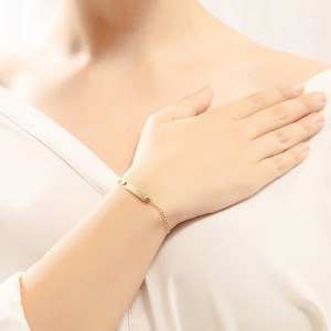 Χρυσή ταυτότητα Κ14 με επιφάνεια χάραξης