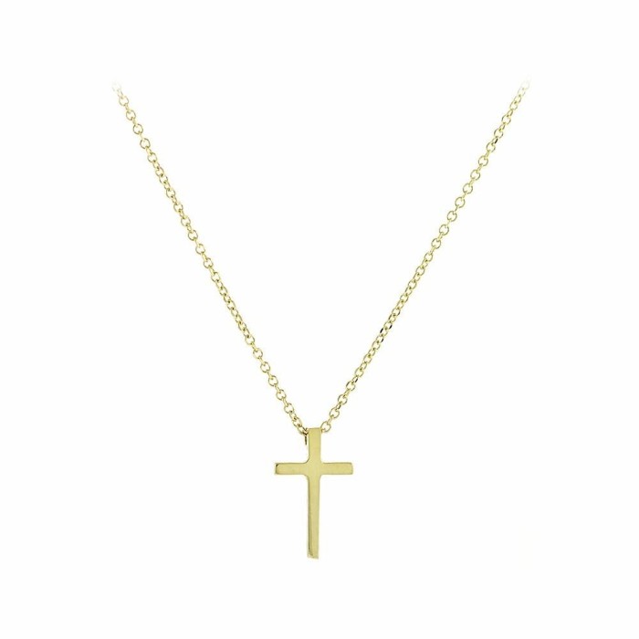 14K Cross Necklace