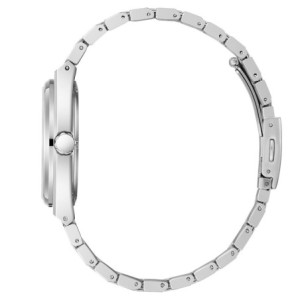 Lee Cooper watch with blue dial and silver bracelet