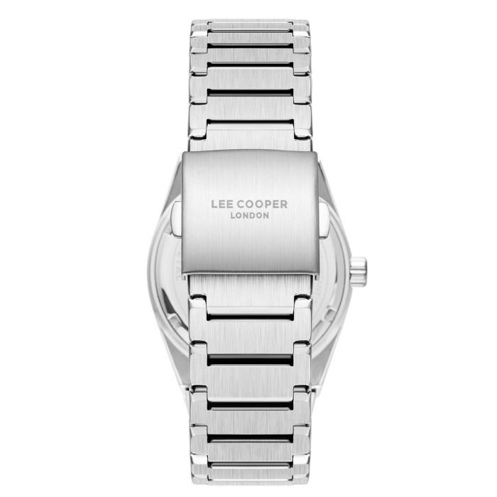 Ρολόι Lee Cooper με μπλε καντράν και ασημί μπρασελέ