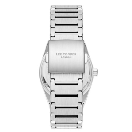 Lee Cooper watch with blue dial and silver bracelet
