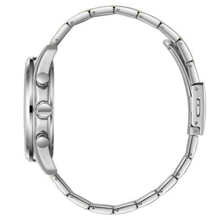 Lee Cooper watch with blue dial and two-tone bracelet