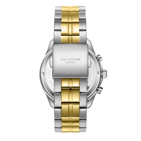 Ρολόι Lee Cooper με μπλε καντράν και δίχρωμο μπρασελέ