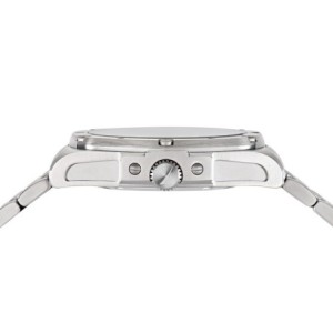 Nautica men’s silver stainless steel multifunction watch with blue dial