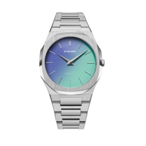 D1 Milano ultrathin watch with photochromic dial and stainless steel bracelet