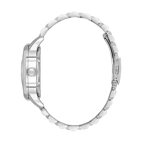 Αυτόματο ρολόι Lee Cooper με μπλε skeleton καντράν και μεταλλικό μπρασελέ