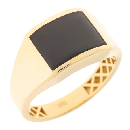 14K gold men’s ring