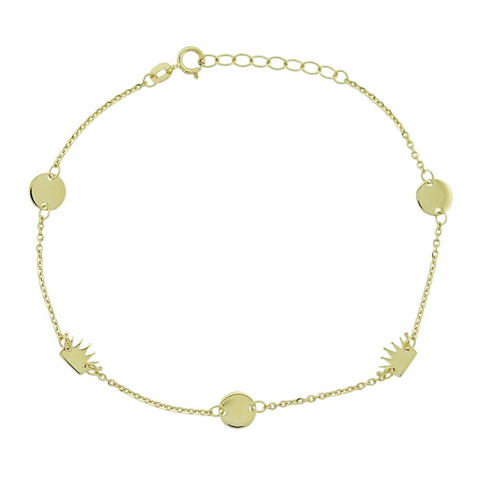 14K gold chain bracelet