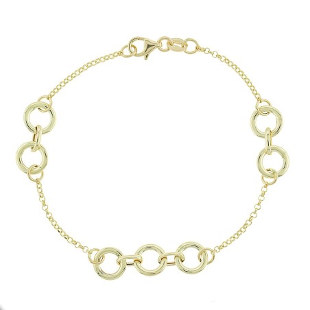 14K gold women’s chain bracelet