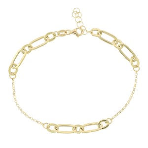 14K gold chain bracelet