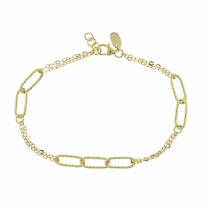 14K gold women’s chain bracelet