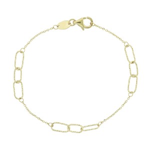14K Gold Chain Bracelet | TopGold
