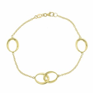 14K gold chain bracelet