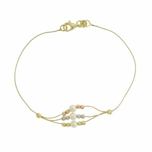 14K gold chain bracelet