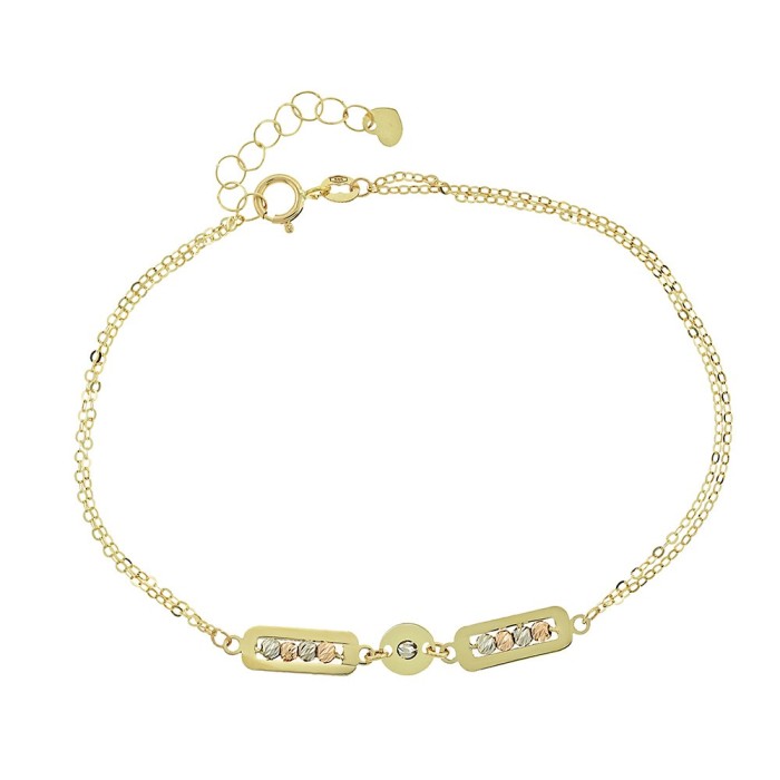 14K gold chain bracelet