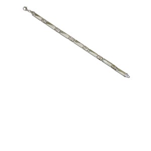 Λευκόχρυση ανδρική καδένα 14Κ