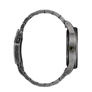 Ρολόι Nixon Nirvana με κίτρινο καντράν και μεταλλικό μπρασελέ